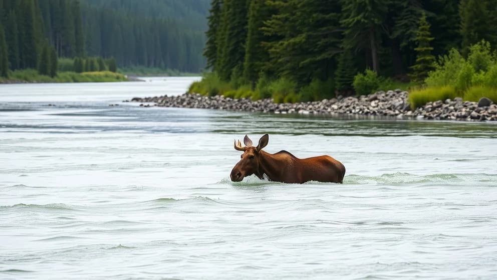 Hur många älgar simnade över under 2023